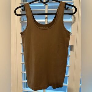 Ann Taylor Taupe Fitted Sleeveless Camisole Tank